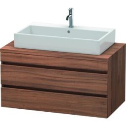 Duravit DuraStyle vasque DS531907979 100 x 54,8 cm, noyer naturel, pour console, 2 tiroirs