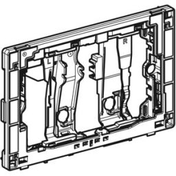 Geberit montage match0 avec mécanisme pivotant 244506BZ1 pour insert DuoFresh anthracite