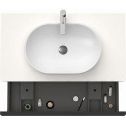 Duravit D-Neo DE494802222 100 x 55 cm, Blanc Brillant , 2000 , coulissant 2000 , plaque console match3