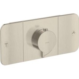 Hansgrohe Axor One set de montage final 45712820 module thermostatique encastré, 2 consommateurs, nickel brossé