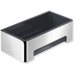 Hewi panier de Hewi 900.03.0014092 220x67x115mm, droit, chromé, insert en anthracite