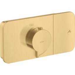 Hansgrohe Axor One kit de montage final 45711250 module thermostatique encastré, 1 consommateur, optique or brossé