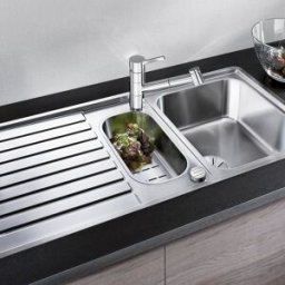 Blanco CLASSIC Pro 6 S-IF évier 523665 100 x 51 cm, Inox brillant, réversible, avec vidage télécommande/cuve
