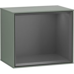 Villeroy und Boch Villeroy et Boch module d' Finion F590GKGM 41.8x35.6x27cm, station de charge, étagère Antracite Matt, Olive Matt Lacquer