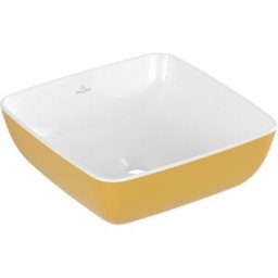 Villeroy und Boch Villeroy et Boch Artis vasque à poser 417841BCW9 41x41cm, sans plage de robinetterie, sans trop-plein, Indian Summer