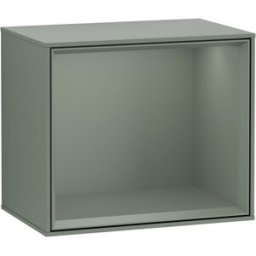 Villeroy und Boch Villeroy et Boch module d' Finion F590GMGM 41.8x35.6x27cm, station de charge, étagère olive mat, Olive Matt Lacquer