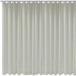 rideau de douche Keuco Plan uni 14943000230 300 x 180 cm, 16 œillets, écru