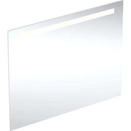 Geberit Option Basic Miroir lumineux carré 502808001 éclairage au-dessus, 90 x 70 cm