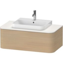 Duravit Happy D.2 HP494107171 35,4 x 100 x 55 cm, coulissant 2000 , console, pour Vasques à poser , chêne méditerranéen