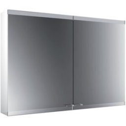 Emco Asis Evo monté en surface éclairée coffret de miroir 939.707.005 de 1000x700mm, 2-porte, avec LightSystem, avec chauffage de miroir