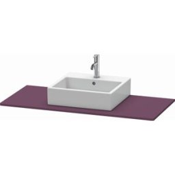 Duravit console XSquare XS060D09494 80x55cm, avec découpe 2000 , soie aubergine mate