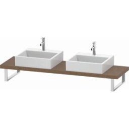 Duravit L-Cube console LC101C01111 épaisseur 4,5 cm, chêne cachemire, pour Vasques à poser , variable