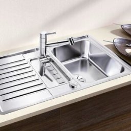 Blanco CLASSIC Pro 5 S-IF évier 523663 91,5x51cm, Inox soyeux brillant, réversible, avec vidage télécommande/cuve