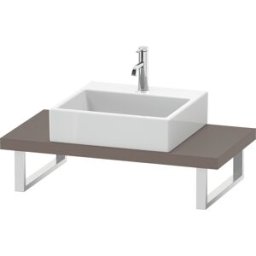 Duravit DuraStyle console DS100C04343 pour Vasques à poser , 2000 , épaisseur 4,5 cm, basalte mat