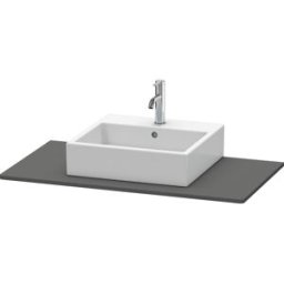 Duravit console XSquare XS060E04949 100x55cm, avec découpe 2000 , Graphit mat