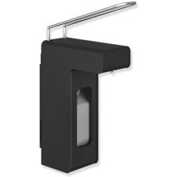 Hewi System 900 désinfectant et distributeur de savon 900.06.00360DC Inox enduit de poudre noir mat profond, 80,5x342x203mm