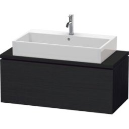 Duravit L-Cube meuble sous-vasque LC580401616 102 x 47,7 cm, Eiche schwarz , pour console, 2000 coulissant