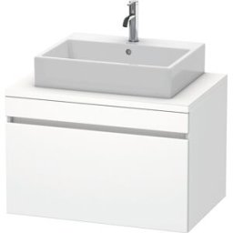 Duravit DuraStyle vasque DS531201818 80 x 54,8 cm, blanc mat, pour console, 2000 coulissant
