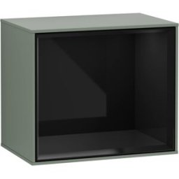 Villeroy und Boch Villeroy et Boch module d' Finion F590PHGM 41.8x35.6x27cm, station de charge, étagère Glossy Black, Olive Matt Lacquer