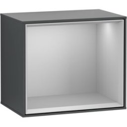 Villeroy und Boch Villeroy et Boch module Finion F590GJHG 41.8x35.6x27cm, station de charge, étagère gris clair, minuit Blue Matt Lacquer