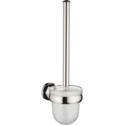 Dornbracht Madison WC - garniture de toilette Modèle mural, insert en verre cristal, mat, platine