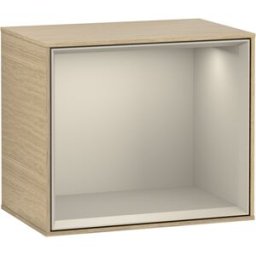 Villeroy und Boch Villeroy et Boch module d' Finion F580HHPC 41.8x35.6x27cm, étagère Sand mat, Oak Veneer