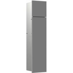 Emco Asis Pure WC module encastré 975551501 170x730mm, charnière à droite, gris diamant