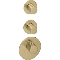 kit de garniture Herzbach Design iX PVD 2000 .41 Laiton Acier, pour module thermostatique Universal