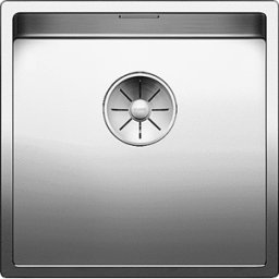 Blanco Claron évier 521573 400-U, 44 x 44 cm, Inox soie, sans télécommande de vidange