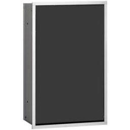 Emco Asis module 300 poubelle 973227530 aluminium / noir, modèle encastré
