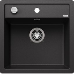 Blanco évier 518530 50,5x50cm, PuraDur anthracite, avec télécommande de vidange