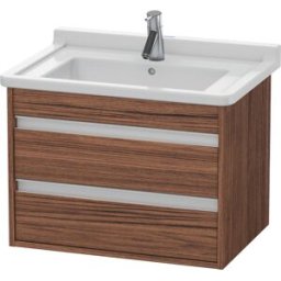 Ketho Duravit vasque KT664302121 65 x 45,5 cm, noyer foncé, 2 tiroirs, suspendu