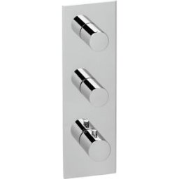 Herzbach jeu de finition Logic XL 11.522005. 2000 .01 module de thermostat Universal , tableau de bord carré, chrome