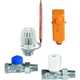 Heimeier Kit 1 de régulation pour chauffage sol 969001000 réglage de température caché (- 45 m²)