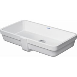 Duravit Vero Air vasque à encastrer 03846000001 60x31cm, installation par le bas, sans trou pour robinetterie, avec trop-plein, sans plage de robinetterie, blanc WonderGliss