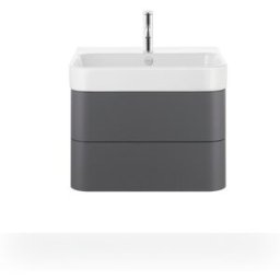 Duravit Happy D.2 meuble vasque 23186500001 65 x 50,5 cm, blanc, wondergliss, 2000 trou pour robinetterie
