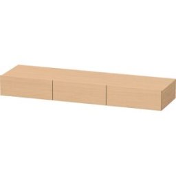 Duravit DuraStyle étagère tiroir DS827203030 150 x 44 cm, 3 tiroirs, Eiche natur , avec support console