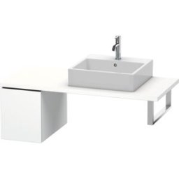 Duravit L-Cube meuble bas LC583001818 32 x 54,7 cm, blanc mat, pour console, 2000 coulissant
