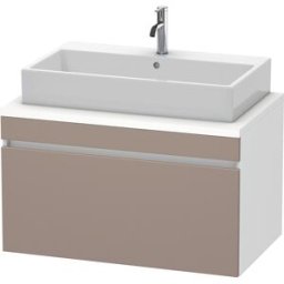 Duravit DuraStyle vasque DS531304318 90 x 54,8 cm, basalte mat / blanc mat, pour console, coulissant 2000