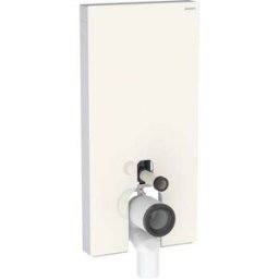 Geberit Monolith WC module 131203JL5 Hauteur 101cm, façade verre gris sable, côté aluminium