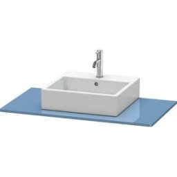 Duravit console XSquare XS060E04747 100x55cm, avec découpe 2000 , pierre Blue brillant