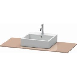 Duravit console XSquare XS060D08686 80x55cm, avec découpe 2000 , cappuccino brillant
