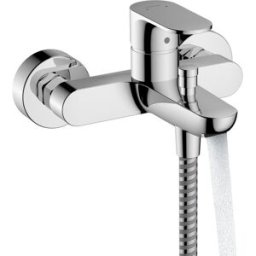 Hansgrohe Rebris S mitigeur de bain 72440000 apparent, 2 consommateurs, projection 173mm, chromé