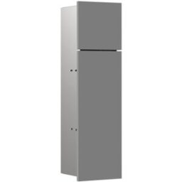 Emco Asis Pure module WC encastré 975551502 170x600mm, charnière à gauche, gris diamant