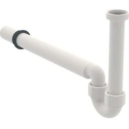 Siphon Geberit 242726111 complet, pour bidet, pour module sanitaire Monolith