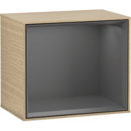 Villeroy und Boch Villeroy et Boch module d' Finion G580GKPC 41.8x35.6x27cm, Emotion, étagère Antracite Matt, Oak Veneer