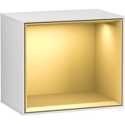 Villeroy und Boch Villeroy et Boch module d' Finion G580HFMT 41.8x35.6x27cm, Emotion, étagère or mat, laqué blanc mat