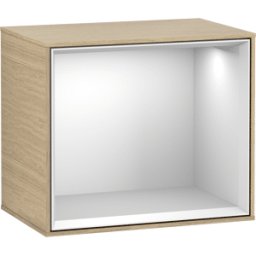 Villeroy und Boch Villeroy et Boch module d' Finion F580MTPC 41.8x35.6x27cm, étagère White Matt , Oak Veneer
