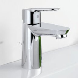 Robinet de lavabo Grohe BauEdge 23328000 chrome, S-Size, avec barre de traction