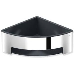 Hewi panier de Hewi 900.03.0024092 67x170mm, carré, chromé, insert en anthracite